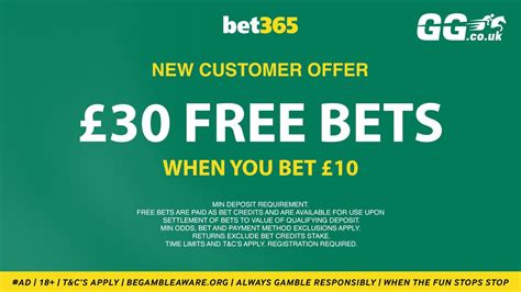 £30 in Free Bets when you place any bet .